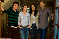 Ben Hollingsworth as Mick, Amber Heard as Jen, Demi Moore as Kate and David Duchovny as Steve in "The Joneses."
