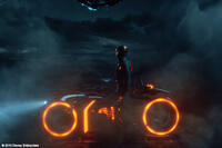 A scene from the film "Tron: Legacy."