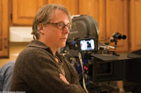 Director-writer Mitchell Lichtenstein on the set of "Happy Tears."