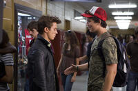 Kenny Wormald as Ren MacCormack and Miles Teller as Willard in ``Footloose.''