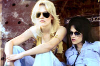 Dakota Fanning as Cherie Currie and Kristen Stewart as Joan Jett in "The Runaways."