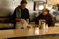 Michael Douglas as Ben and Danny DeVito as Jimmy in "Solitary Man."