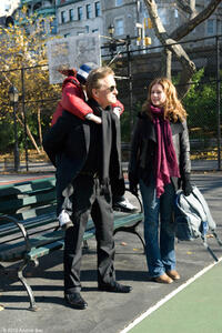 Michael Douglas as Ben and Jenna Fischer as Susan in "Solitary Man."