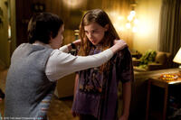 Kodi Smit-McPhee as Owen and Chloe Grace Moretz as Abby in "Let Me In."