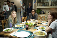 Mia Wasikowska, director Lisa Cholodenko and Julianne Moore on the set of "The Kids Are All Right."