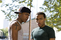 Brandon T. Jackson as Benny and Bow Wow as Kevin in "Lottery Ticket."