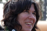 Director-writer Debra Granik on the set of "Winter's Bone."