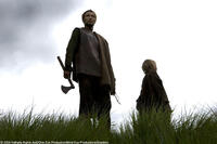 Mads Mikkelsen as One Eye and Maarten Stevensen as The Boy in "Valhalla Rising."