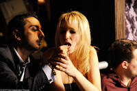 Danny A. Abeckaser as Jackie and Ari Graynor as Rachel in "Holy Rollers."