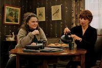 Josiane Balasko as Renee Michel and Ariane Ascaride as Manuela Lopez in ``The Hedgehog.''