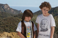 Joseph Castanon as Little Mackie and Tyler Steelman as Nardo in "Happiness Runs."