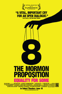 Poster art for "8: The Mormon Proposition."