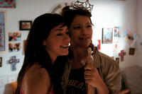 Aimee Garcia as Carmen Salgado and Gina Rodriguez as Gina Esperanza in ``Go For It.''