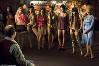 Niki J. Crawford as Tawny, Scout Taylor-Compton as Christina, Gina Gershon as Irene, Melora Walters as Janelle, Elise Neal as Alana, Emily Rios as Muneca, Bai Ling as "Samantha and Helen Mirren as Grace Bontempo in "Love Ranch."