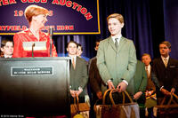 Pat Lentz as Mrs. McClure and Callan McAuliffe as Bryce in "Flipped."