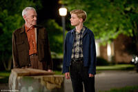 John Mahoney as Chet and Callan McAuliffe as Bryce in "Flipped."