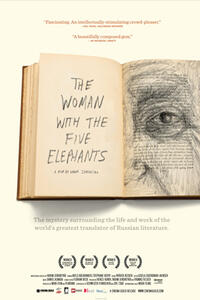 Poster art for "The Woman With the 5 Elephants."