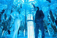 January Jones as Emma Frost and Kevin Bacon as Sebastian Shaw in ``X-Men: First Class.''