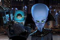 Minion and Megamind in "Megamind."