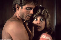 Michael Biehn as Kyle Reese and Linda Hamilton as Sarah Connor in ``The Terminator.''