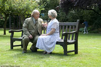 Roger Ashton-Griffiths as Jonathan and Gemma Jones as Helena in "You Will Meet a Tall Dark Stranger."