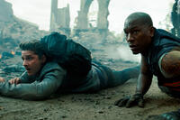 Shia LaBeouf as Sam Witwicky and Tyrese Gibson as Robert Epps in ``Transformers: Dark of the Moon.''