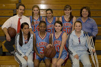Sam Rockwell as Bill, Rooney Mara as Wendy, Emily Rios as Kathy, Meaghan Witri as Tamra, Margo Martindale as Donna. (Bottom Row L-R) Shareeka Epps as Lisa, Emma Roberts as Abbie and Melanie Hinkle as Mindy in "The Winning Season."