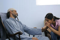 Alexander Siddig as Jamal and Freida Pinto as Miral in ``Miral.''