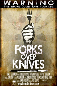 Poster art for "Forks over Knives."
