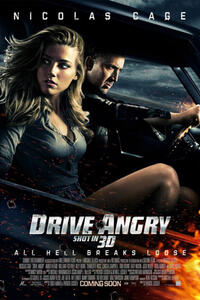 Poster art for "Drive Angry."