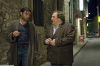 Clovis Cornillac as Jacques Lebas and Gerard Depardieu as Paul Bellamy in "Inspector Bellamy."