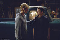 Alex Pettyfer as John and Callan McAuliffe as Sam in ``I Am Number Four.''