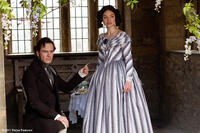 Michael Fassbender as Mr. Rochester and Imogen Poots as Blanche Ingram in ``Jane Eyre.''