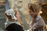 Judi Dench as Mrs. Fairfax and Mia Wasikowska as Jane Eyre in ``Jane Eyre.''