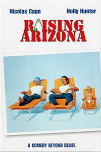 Poster art for "Raising Arizona."
