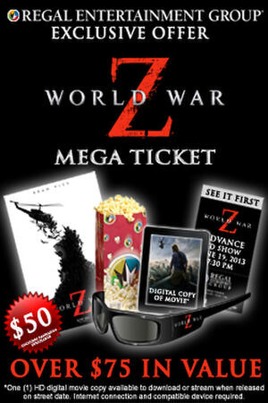 World War Z 3d Mega Ticket Fandango