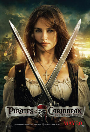 Pirates of the Caribbean: On Stranger Tides 3D poster