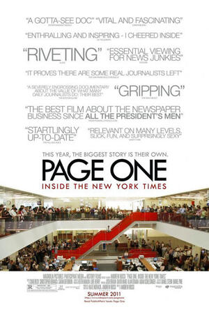 Page One: Inside the New York Times poster