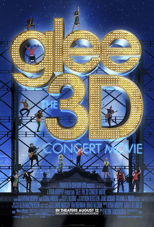 Glee the 3D Concert Movie poster