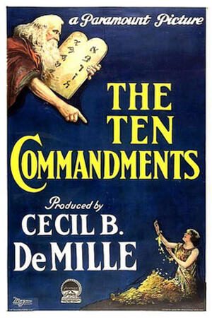 The Ten Commandments (1956) poster