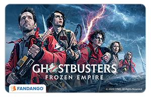 Ghostbusters Frozen Empire Group 2 Gift Card