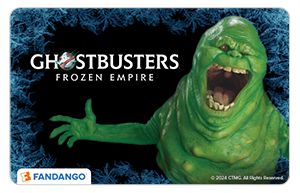 Ghostbusters Frozen Empire Slimer Gift Card
