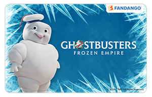 Ghostbusters Frozen Empire Puff Gift Card