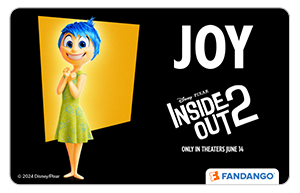 Inside Out 2 Joy Gift Card