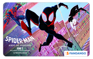 Spider-Man Across the Spider-Verse 3 in Action Gift Card