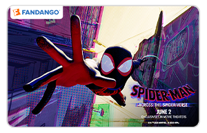 Spider-Man Across the Spider-Verse Miles Reaching Gift Card