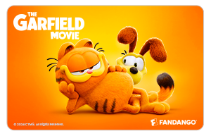 The Garfield Movie Key Art Gift Card