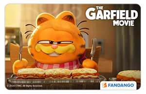The Garfield Movie - Lasagna Gift Card