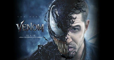 Tom Hardy Ambushes Riz Ahmed in New 'Venom' Clip; Here's Everything We Know