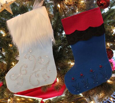 'Frozen' Flair: Make Stockings Inspired by Elsa and Anna